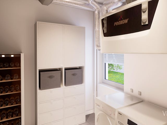 Fertighaus Doppelhaus 07 von OKAL Haus Schlüsselfertig ab 332900€,  Innenansicht 5