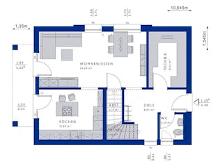Fertighaus EDITION 120 V3 von Bien-Zenker Schlüsselfertig ab 327875€,  Innenansicht 3