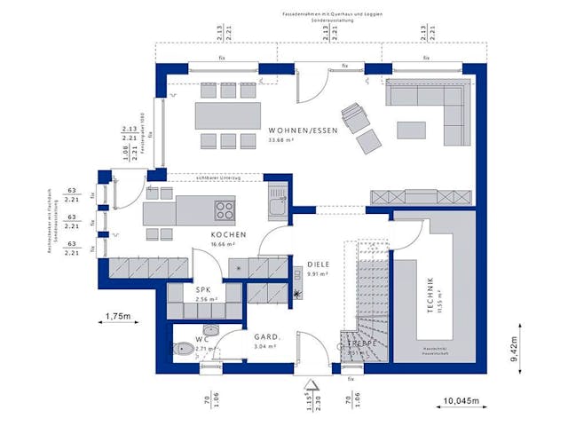 Fertighaus EVOLUTION 154 V5 von Bien-Zenker Schlüsselfertig ab 423861€,  Innenansicht 5