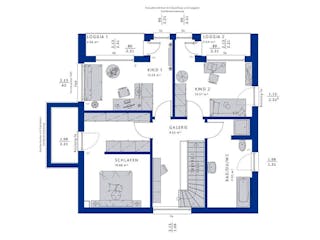 Fertighaus EVOLUTION 154 V5 von Bien-Zenker Schlüsselfertig ab 423861€, Innenansicht 6
