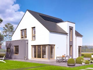 Fertighaus EVOLUTION 164 V2 von Bien-Zenker Schlüsselfertig ab 417777€,  Außenansicht 1