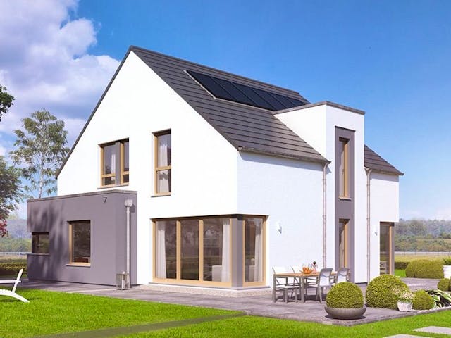 Fertighaus EVOLUTION 164 V2 von Bien-Zenker Schlüsselfertig ab 417777€, Außenansicht 1 Fertighaus EVOLUTION 164 V2 von Bien-Zenker Schlüsselfertig ab 417777€, Außenansicht 1