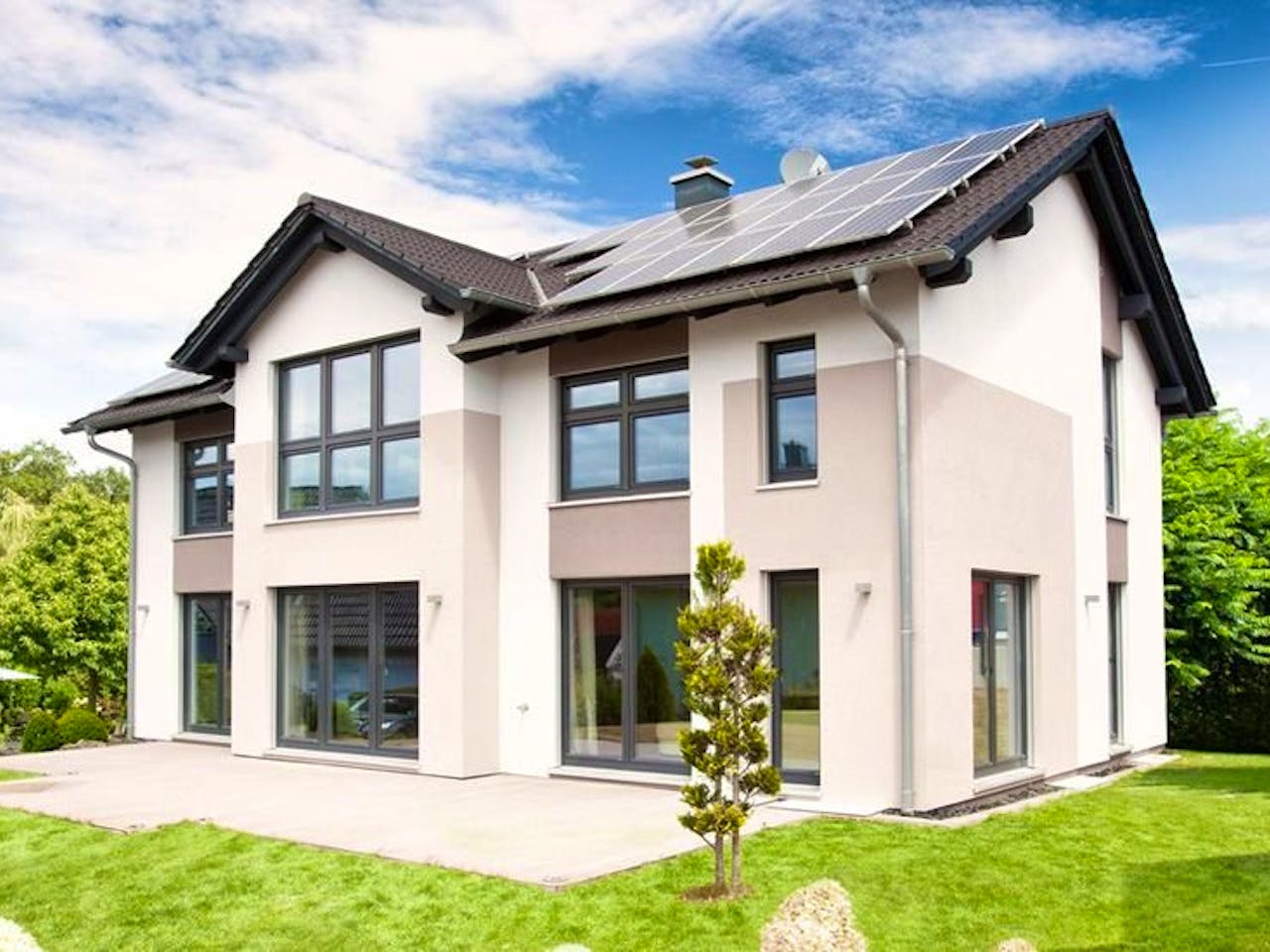 Fertighaus EVOLUTION Bayreuth von Bien-Zenker, Außenansicht 1