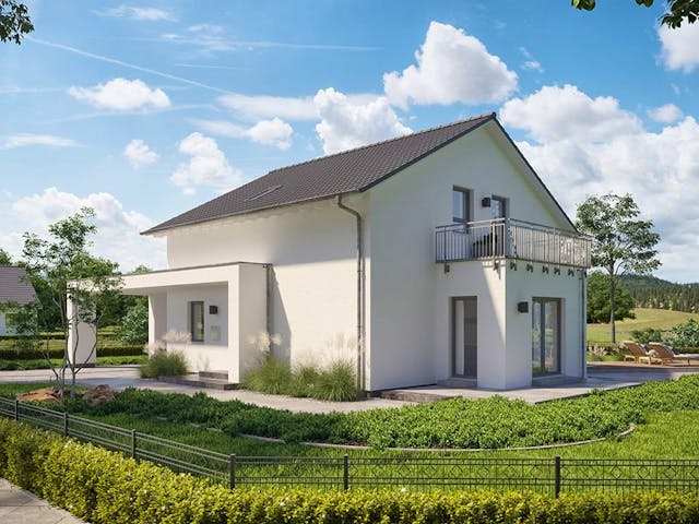 Fertighaus FamilyStyle 16.01 S von massa haus Ausbauhaus ab 151999€, Satteldach-Klassiker Innenansicht 2