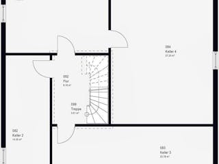 Fertighaus FamilyStyle 20.02 W von massa haus Ausbauhaus ab 198999€, Stadtvilla Innenansicht 3