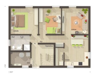 Massivhaus Flair 180 Duo von Schmid-Haus Bausatzhaus ab 418200€, Innenansicht 3