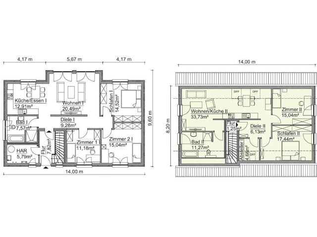 Fertighaus Generationenhaus SH 195 EW von ScanHaus Marlow,  Innenansicht 1