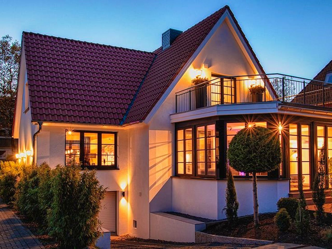 Massivhaus Haus Redder von GfG-Architektenhäuser,  Außenansicht 1