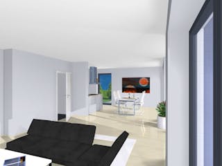 Massivhaus Hausidee "Stadtvilla 23" von BickelBau Massivhäuser, Stadtvilla Innenansicht 1