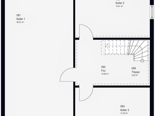 Fertighaus LifeStyle 14.01 W von massa haus Ausbauhaus ab 176999€, Stadtvilla Innenansicht 4