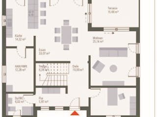 Fertighaus Musterhaus Arnsberg von OKAL Haus Schlüsselfertig ab 569900€,  Innenansicht 7