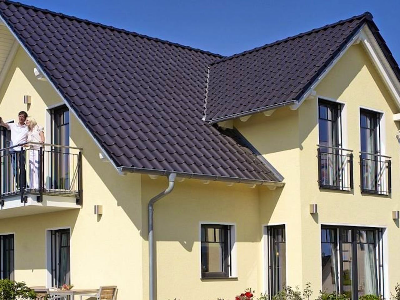 Fertighaus Musterhaus Barcelona von RENSCH-HAUS, Außenansicht 1