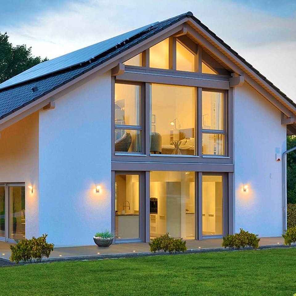 Fertighaus Musterhaus "Erfurt" von KAMPA,  Außenansicht 1