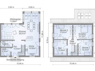 Fertighaus Musterhaus Falkensee von ScanHaus Marlow,  Innenansicht 4