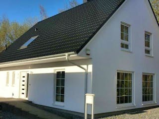 Fertighaus Musterhaus Minden von ScanHaus Marlow, Außenansicht 1