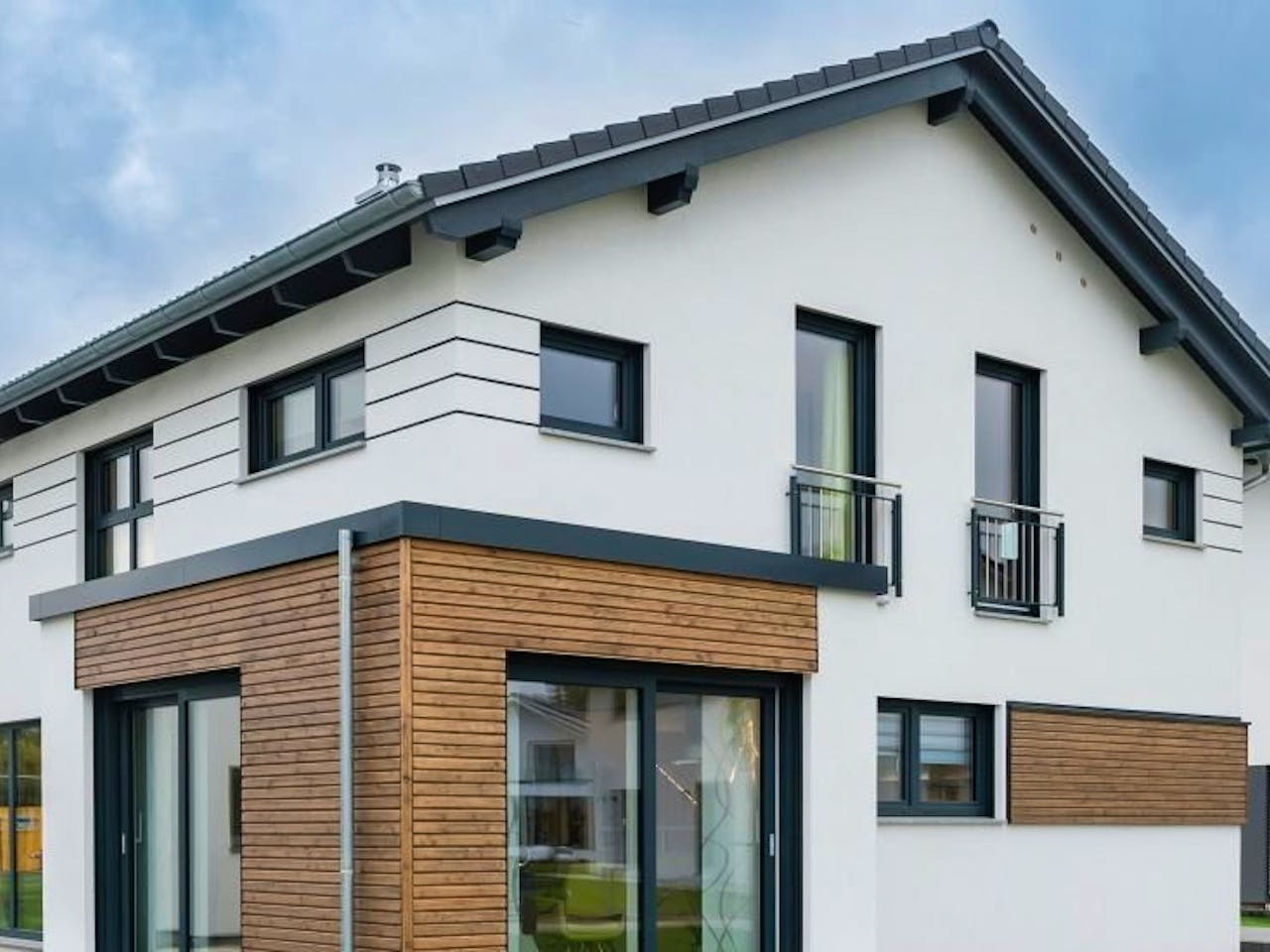 Fertighaus Musterhaus Modena von RENSCH-HAUS,  Außenansicht 1