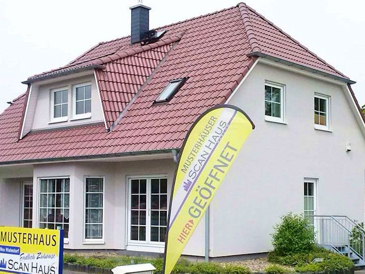 Fertighaus Musterhaus Neu Wulmstorf von ScanHaus Marlow, Außenansicht 1