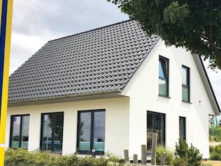 Fertighaus Musterhaus Neubrandenburg von ScanHaus Marlow, Außenansicht 1