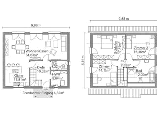 Fertighaus Musterhaus Neubrandenburg von ScanHaus Marlow, Innenansicht 6