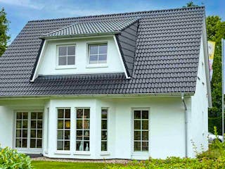 Fertighaus Musterhaus Pinneberg von ScanHaus Marlow, Außenansicht 1