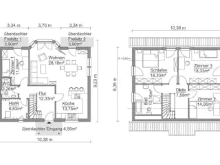 Fertighaus Musterhaus Pinneberg von ScanHaus Marlow,  Innenansicht 8