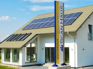 Fertighaus Musterhaus Ulm von ScanHaus Marlow, Außenansicht 1