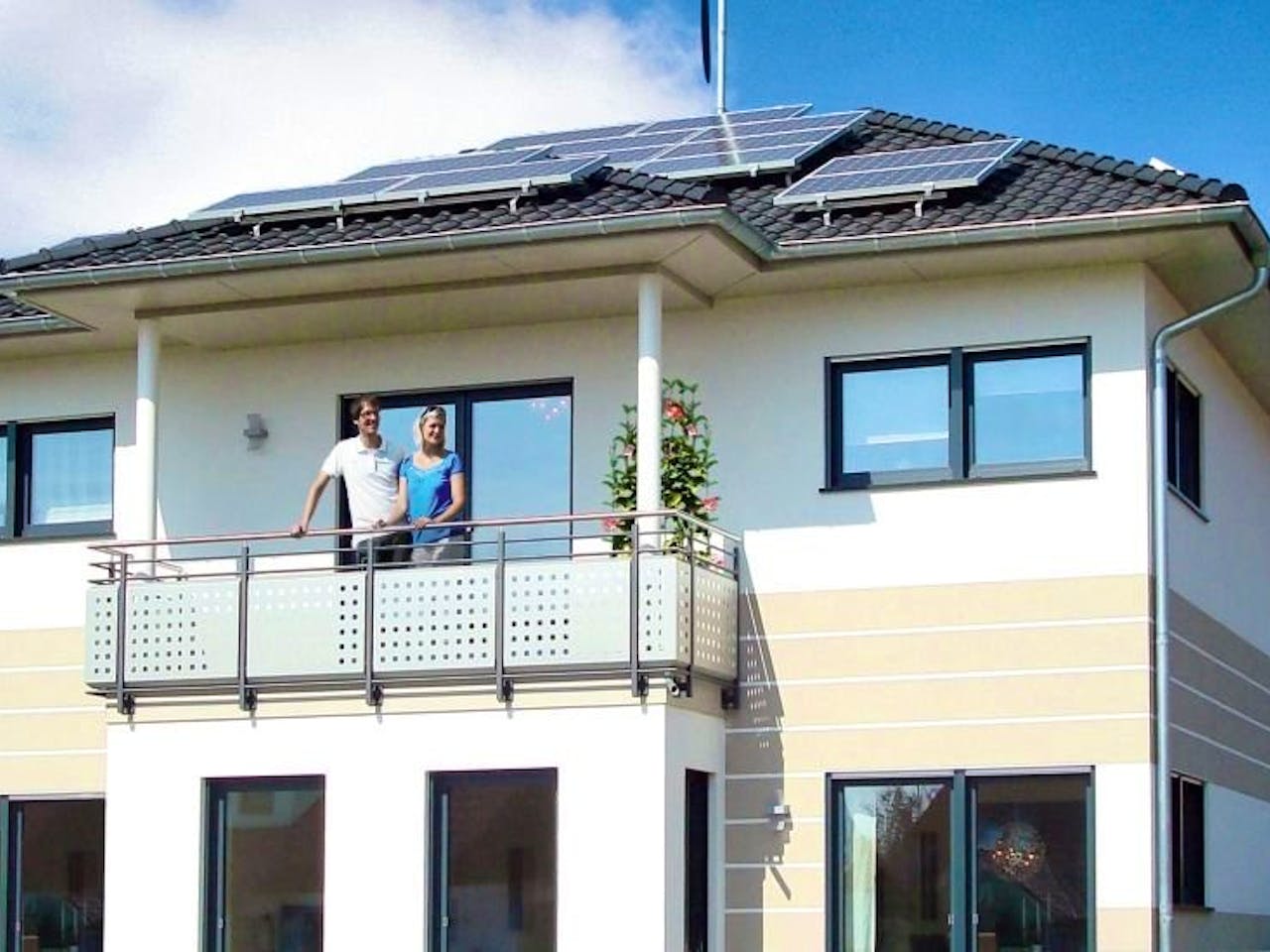 Fertighaus Musterhaus Ventura von RENSCH-HAUS,  Außenansicht 1