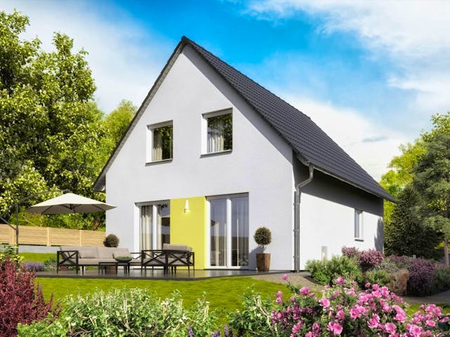 Massivhaus Raumwunder 100 von Schmid-Haus Bausatzhaus ab 270500€,  Außenansicht 1