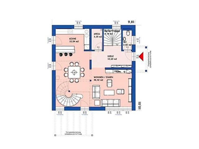 Fertighaus SOLUTION Mannheim von Living Fertighaus,  Innenansicht 2