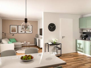 Massivhaus Stadthaus 100 von Schmid-Haus Schlüsselfertig ab 283620€,  Innenansicht 1