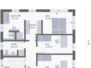 Fertighaus Staffel 15 von OKAL Haus Schlüsselfertig ab 569900€,  Innenansicht 8