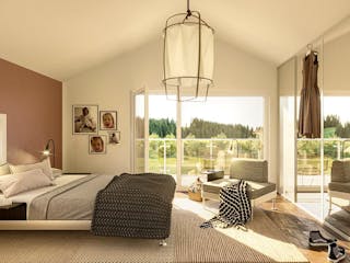 Fertighaus SUNSHINE 107 V2 von Living Fertighaus Schlüsselfertig ab 294817€, Satteldach-Klassiker Innenansicht 3