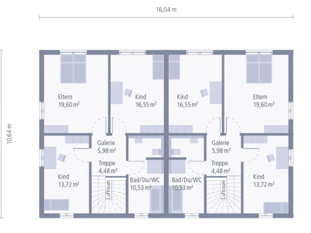 Fertighaus ZweiRaum 13 von OKAL Haus Schlüsselfertig ab 674900€, Stadtvilla Innenansicht 10