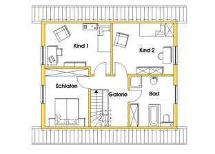 Imke 2 (KfW-Effizienzhaus 40) Grundriss