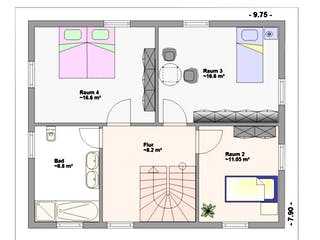 Fertighaus Imosphär von Hagemann Haus Schlüsselfertig ab 170100€, Satteldach-Klassiker Grundriss 2