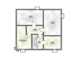Massivhaus Individual 160 FD von EUROMAC 2 S.A.S. Bausatzhaus ab 44819€, Cubushaus Außenansicht 3