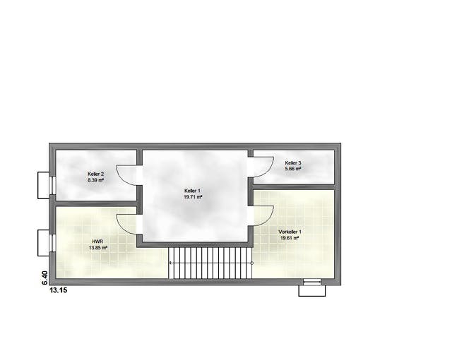 Massivhaus Individual 170 FD von EUROMAC 2 S.A.S. Bausatzhaus ab 39357€, Cubushaus Grundriss 3