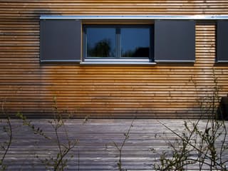 Fertighaus Individuelle Planung Modern Living von Bau-Fritz Schlüsselfertig ab 750000€, Cubushaus Außenansicht 18