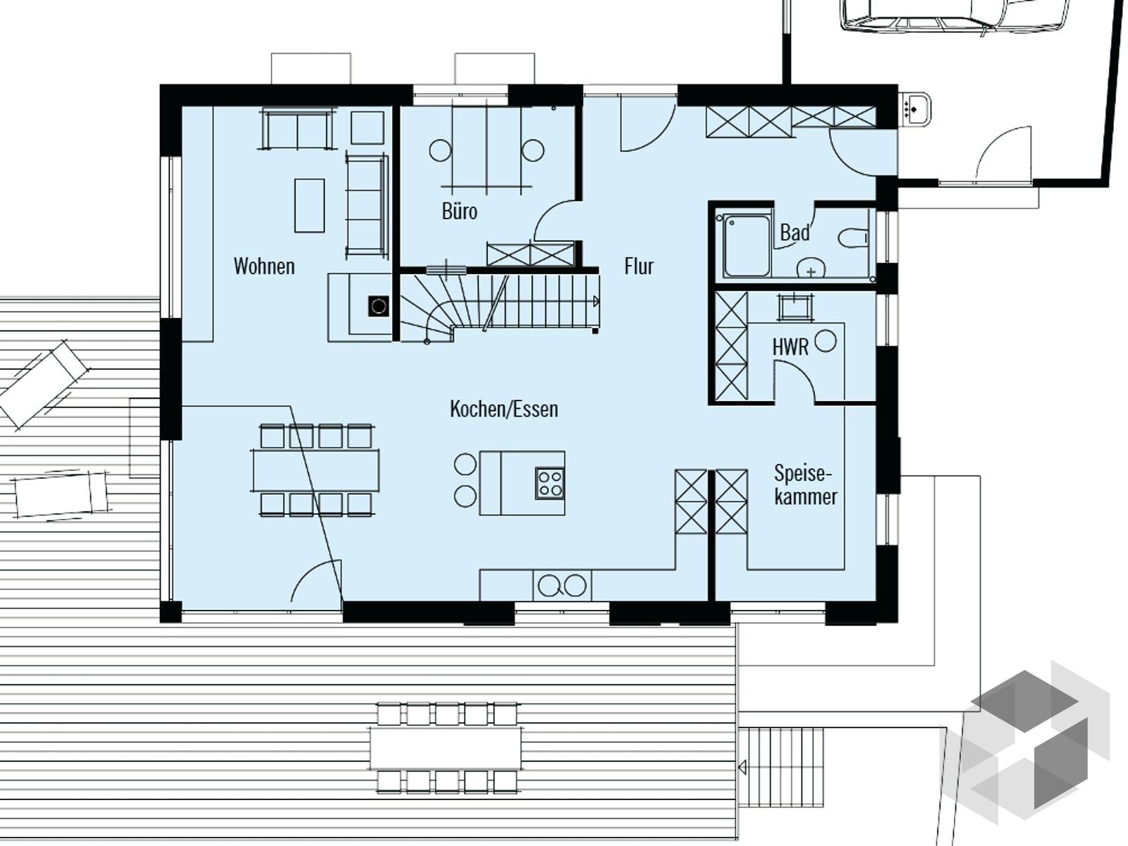 Einfamilienhaus Individuelle Planung Modern Living Von Baufritz Fertighaus De