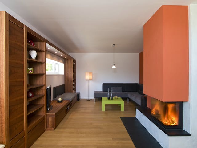Fertighaus Individuelle Planung Modern Living von Bau-Fritz Schlüsselfertig ab 750000€, Cubushaus Innenansicht 2