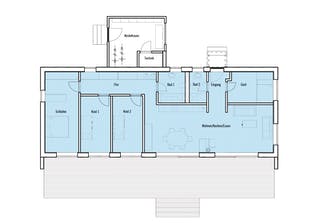 Individuelle Planung Moderner Bungalow Grundriss