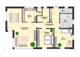 Avantgarde 125 Grundriss