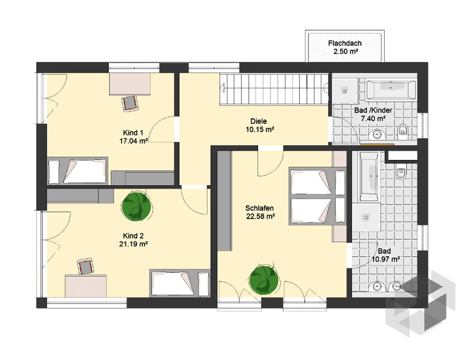 Bauhaus 115 von invivo haus Grundriss