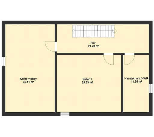 Massivhaus Bauhaus 115 von invivo haus Schlüsselfertig ab 454000€, Cubushaus Grundriss 3
