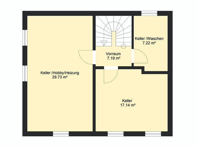Massivhaus Villa 76 von invivo haus Schlüsselfertig ab 395773€, Stadtvilla Grundriss 3