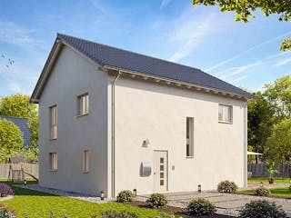 Massivhaus EFH Klassik 138 von invivo haus Schlüsselfertig ab 454709€, Satteldach-Klassiker Außenansicht 1