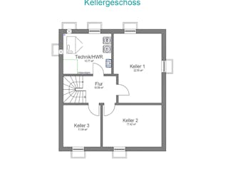 Massivhaus EFH Klassik 138 von invivo haus Schlüsselfertig ab 454709€, Satteldach-Klassiker Grundriss 3