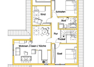 Irina (KfW-Effizienzhaus 40) Grundriss