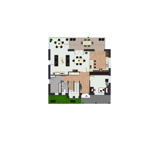 Fertighaus Isabella - MH Wuppertal von GUSSEK HAUS Schlüsselfertig ab 493200€, Satteldach-Klassiker Grundriss 1
