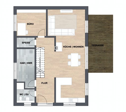 ISAR-Haus Fuchs Floorplan 1